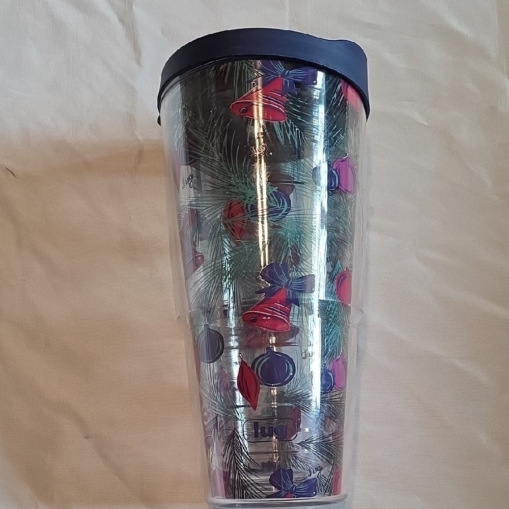 Lug Tervis Festive Tumbler with Navy Lid 24 Oz.